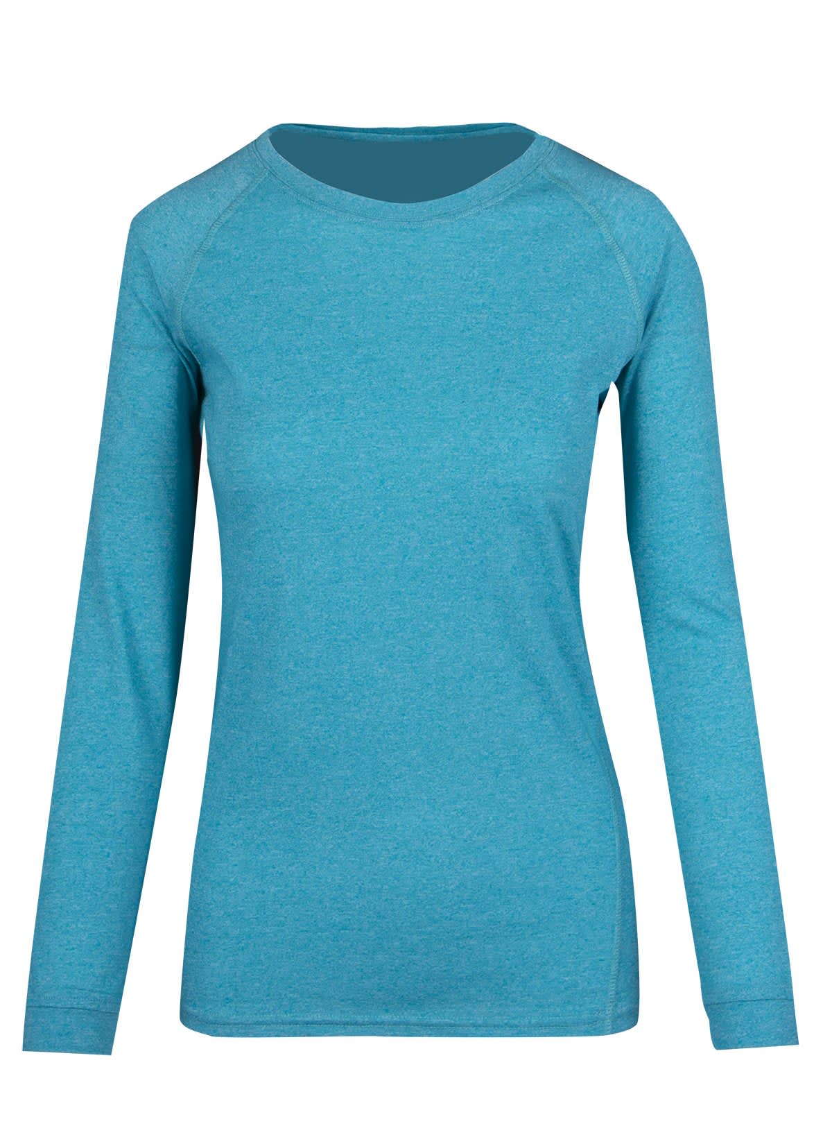 Womens Greatness Heather Long Sleeve T-shirt