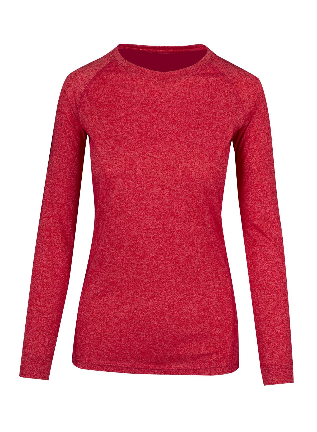 Womens Greatness Heather Long Sleeve T-shirt