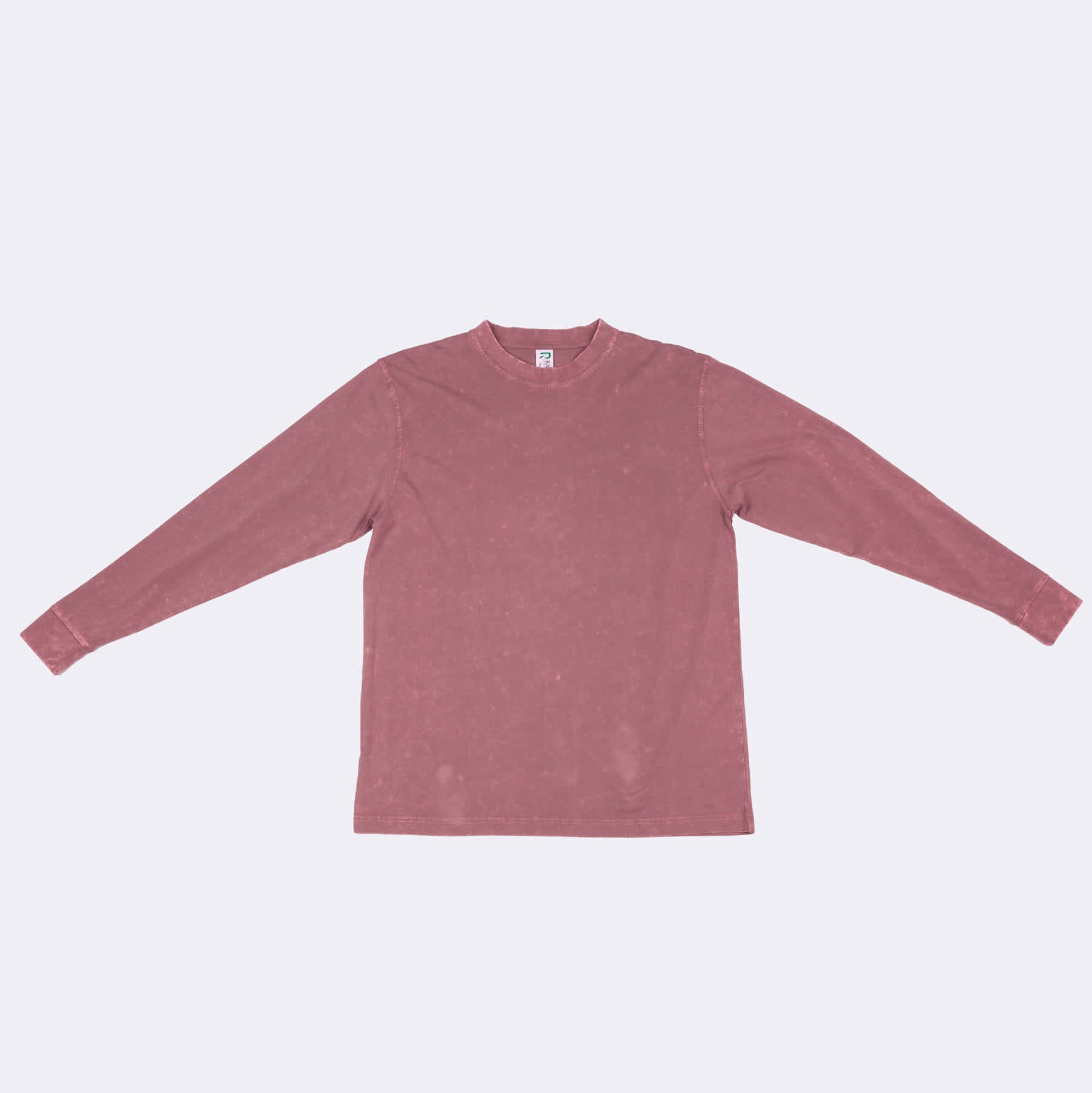Men's / Unisex Stone Wash Long Sleeve T-shirt