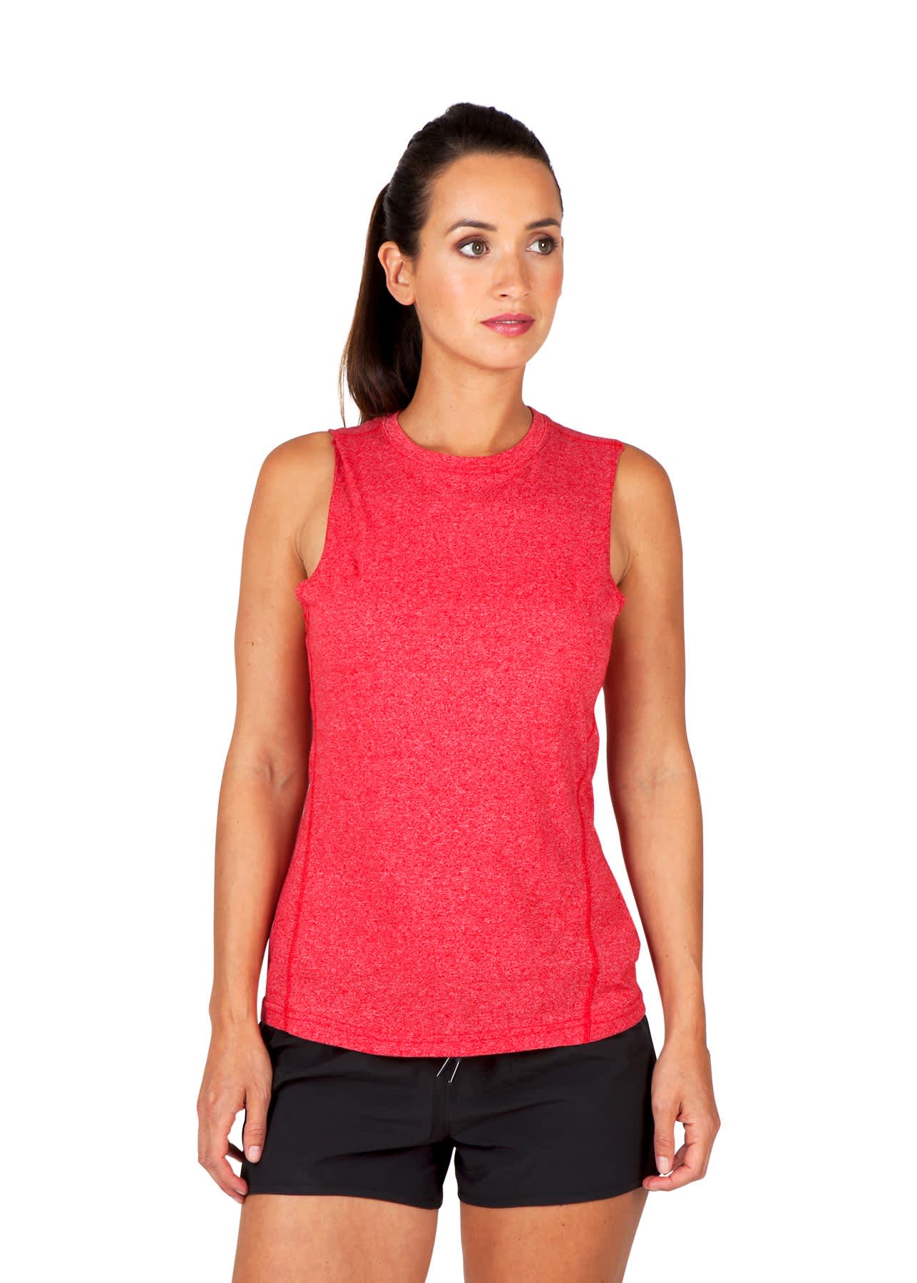 Womens Heather SLEEVELESS Tee - Greatness Range