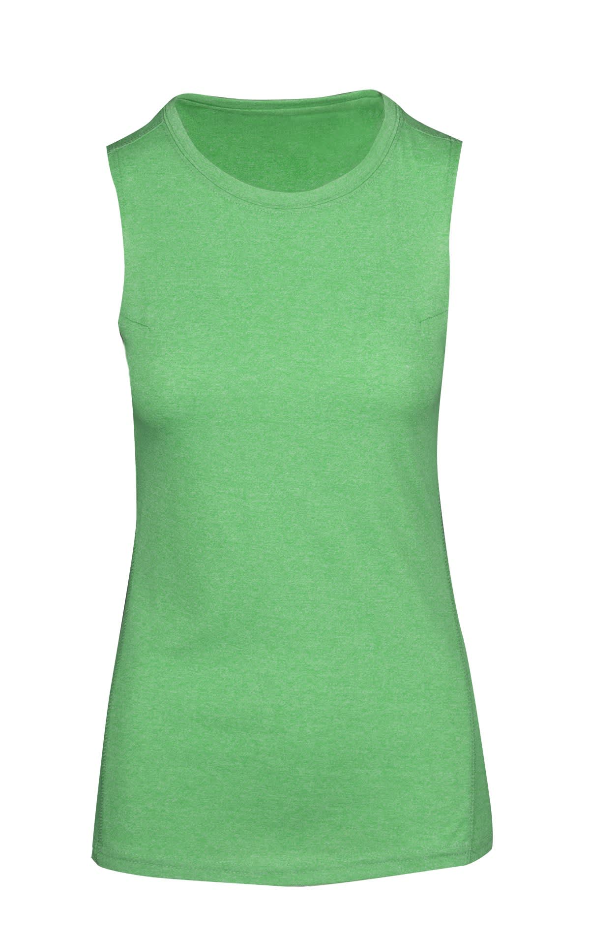 Womens Heather SLEEVELESS Tee - Greatness Range