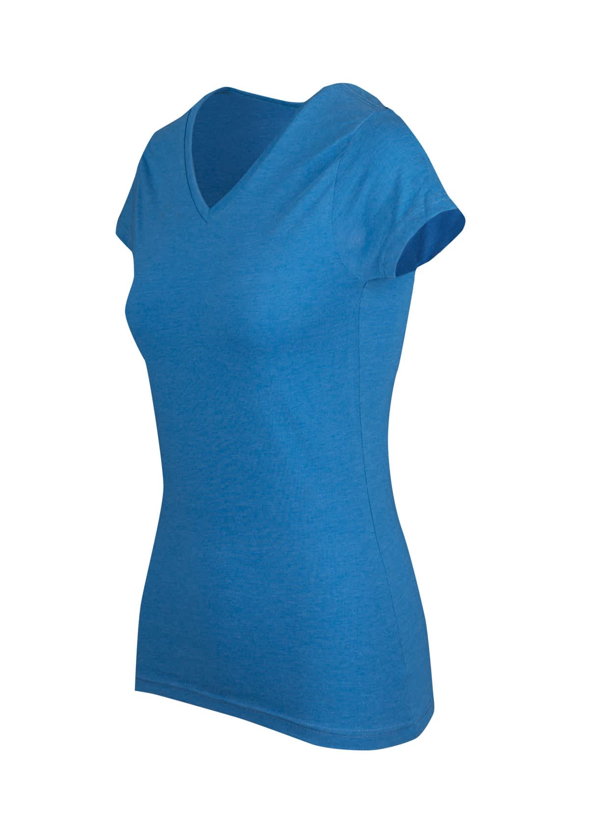 Womens Marl V-neck T-shirt