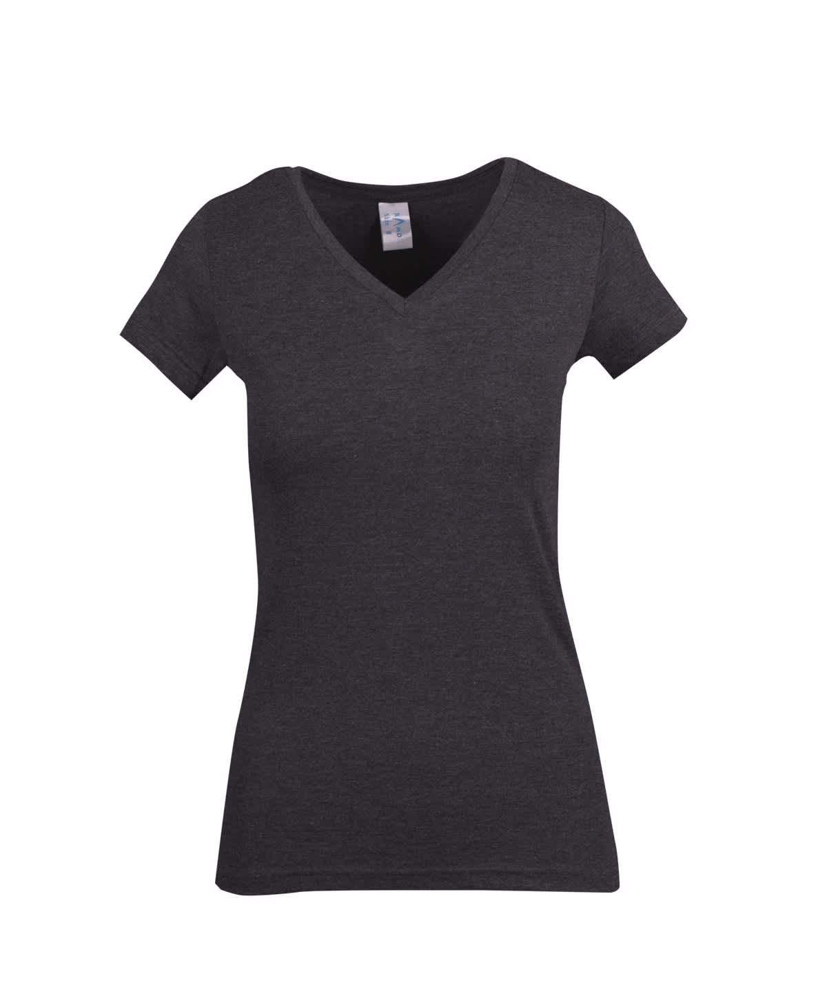 Womens Marl V-neck T-shirt