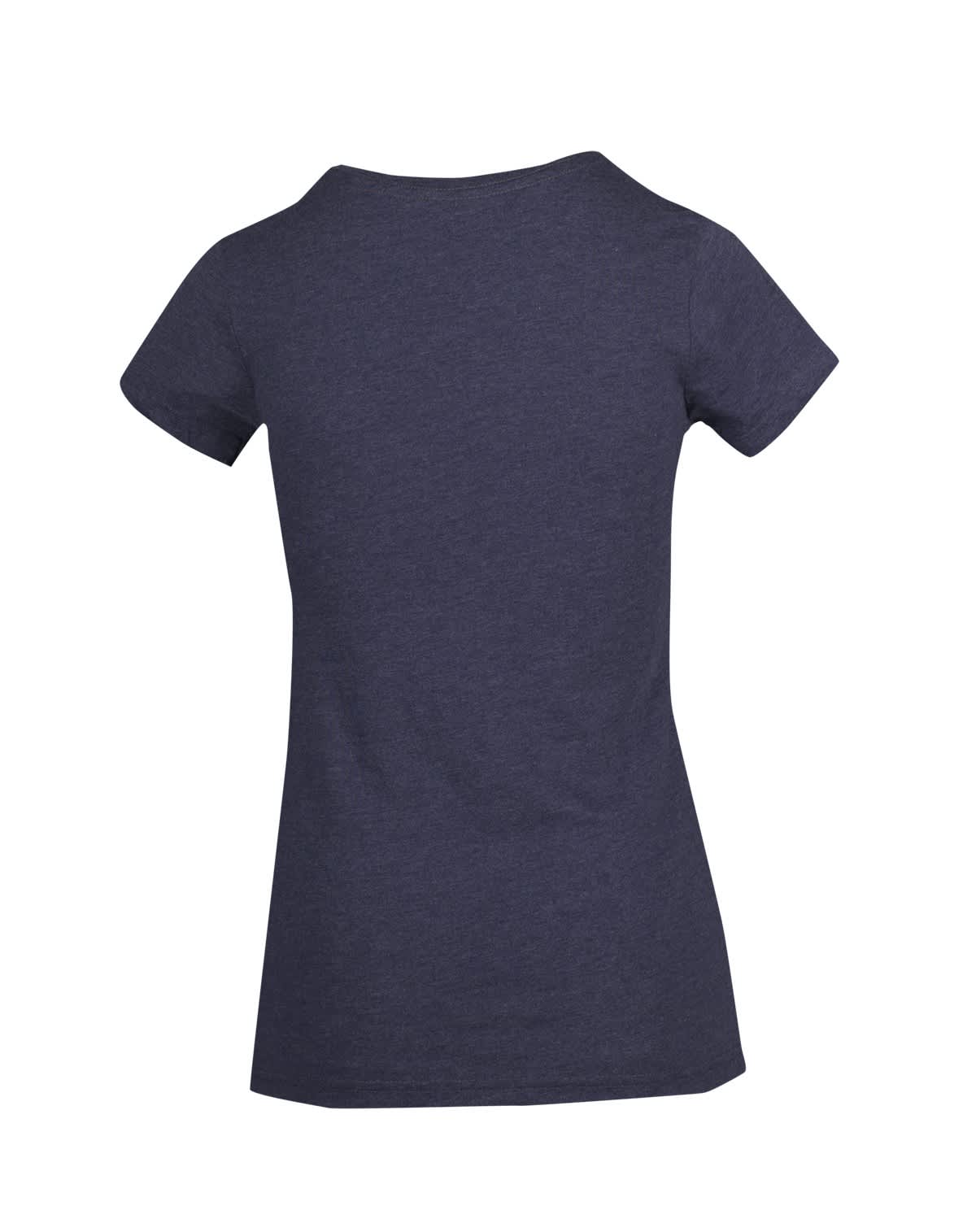 Womens Marl V-neck T-shirt
