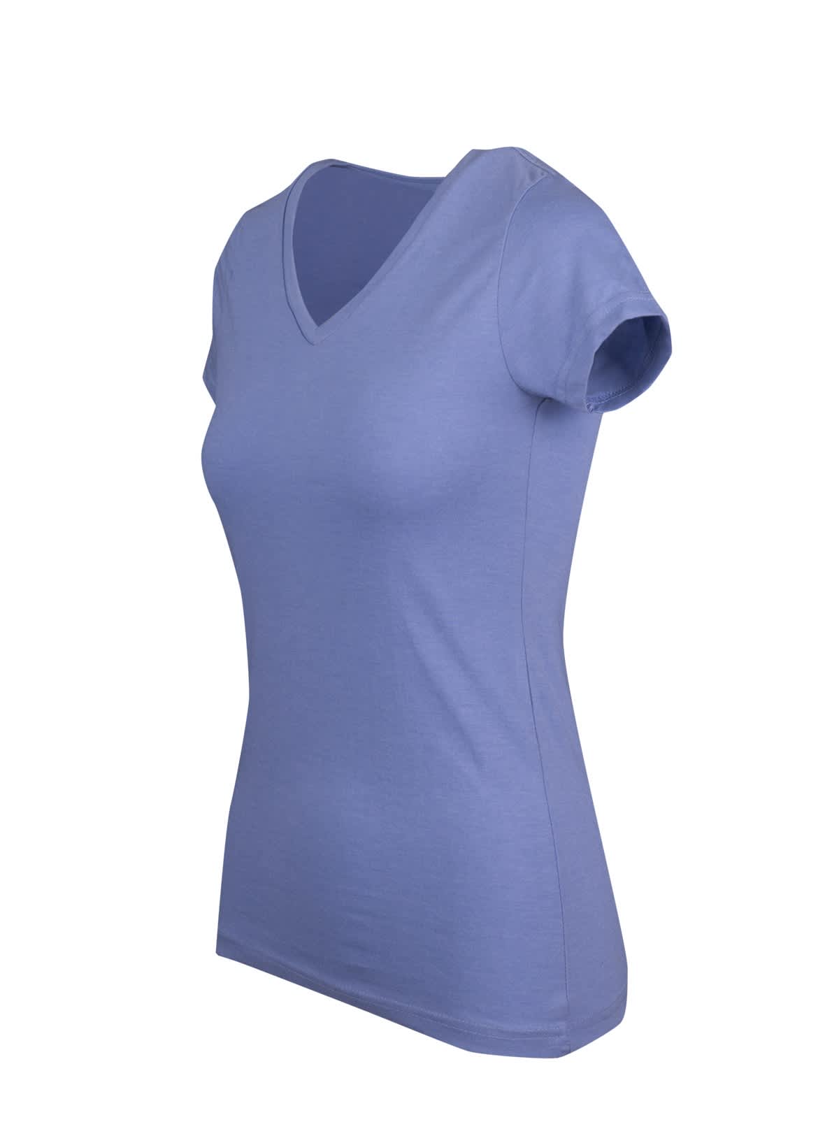Womens Marl V-neck T-shirt