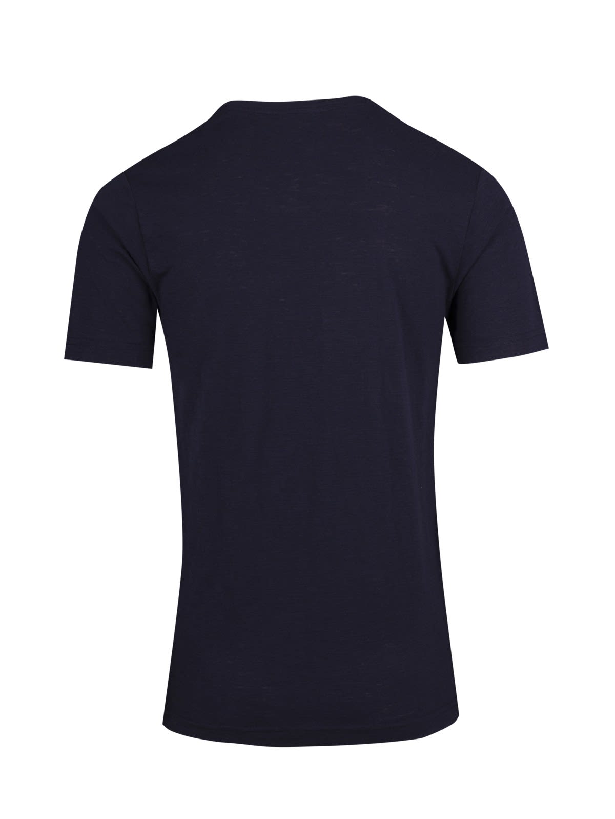 Men's / Unisex Raw Cotton Wave V Neck T-shirt