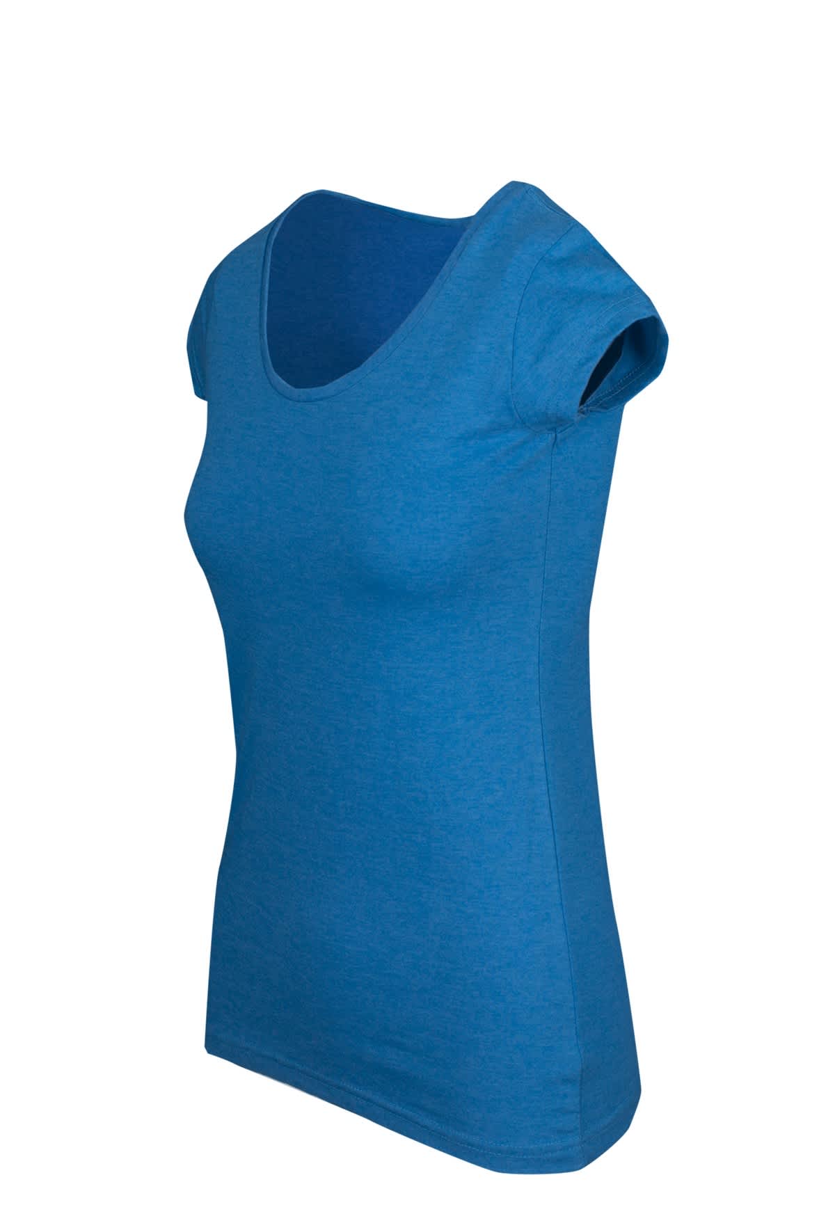 Womens Marl Scoop Neck T-shirt