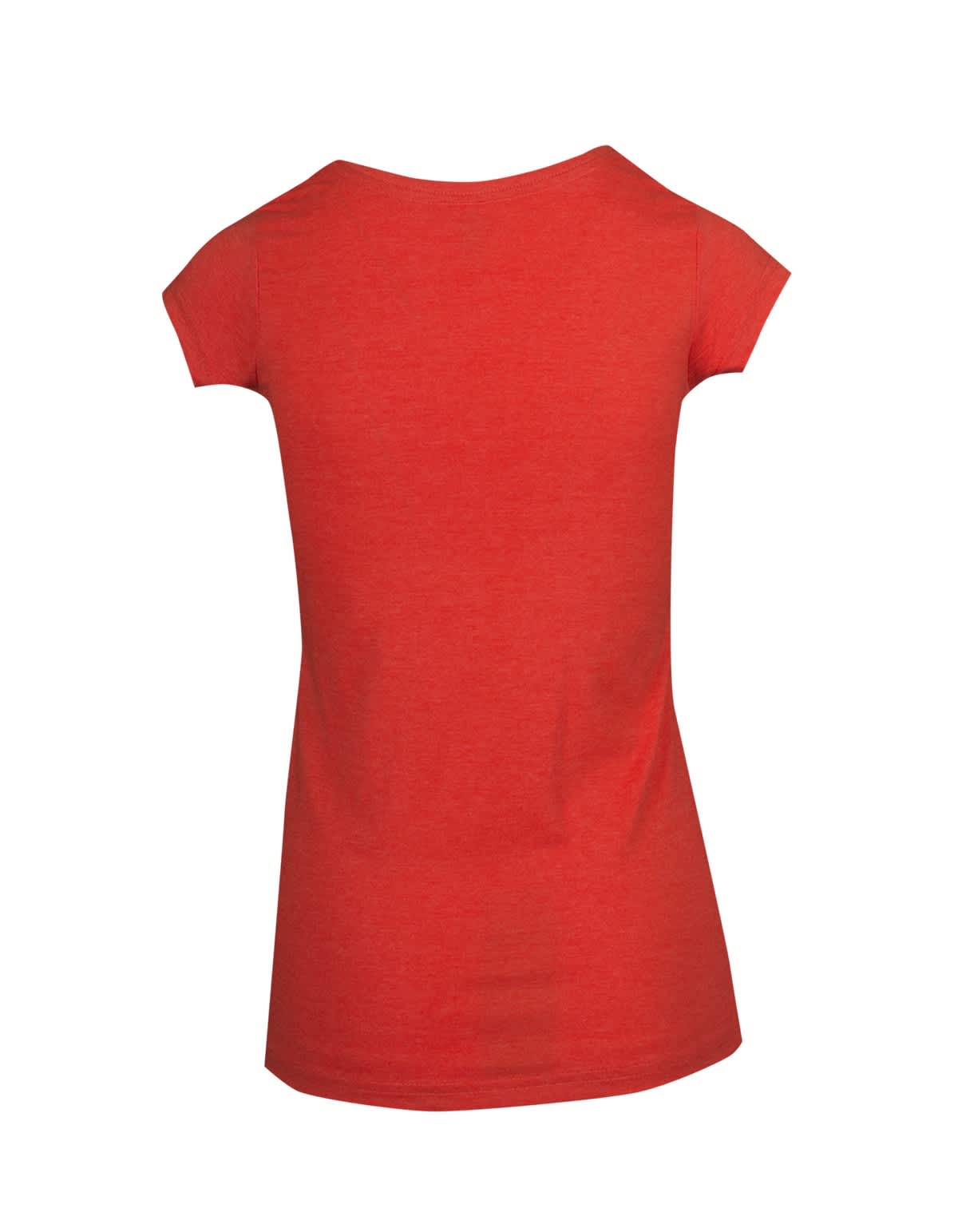 Womens Marl Scoop Neck T-shirt