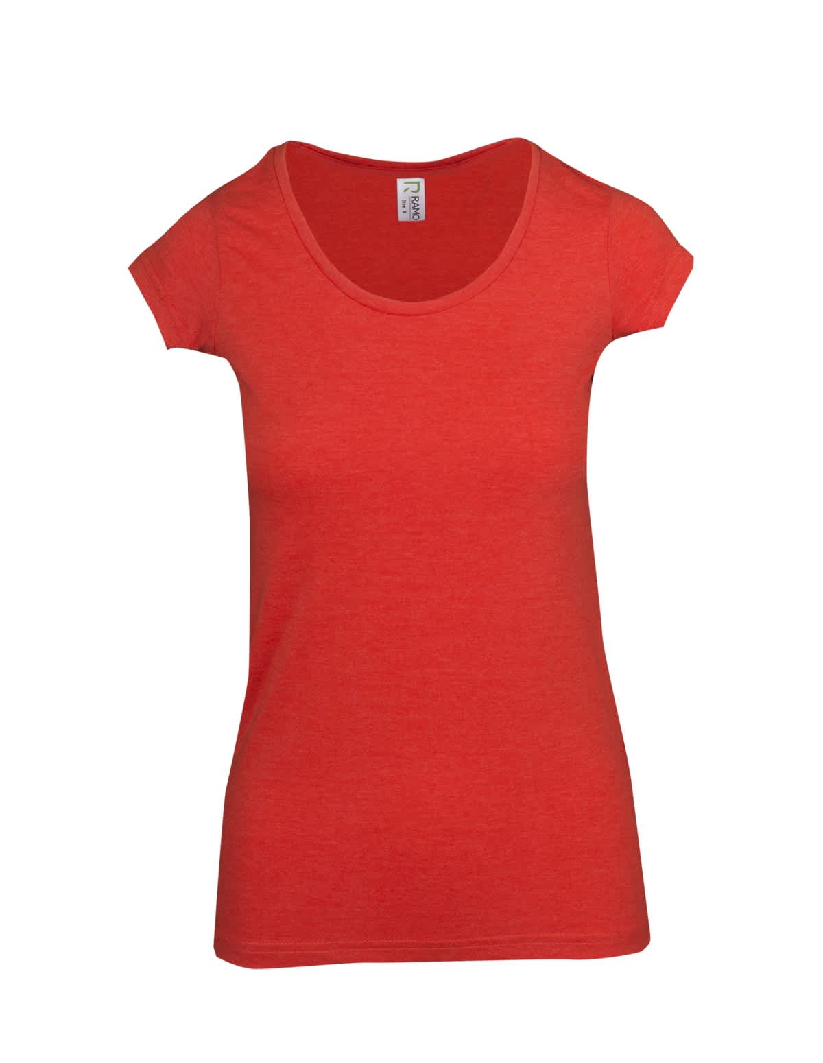 Womens Marl Scoop Neck T-shirt