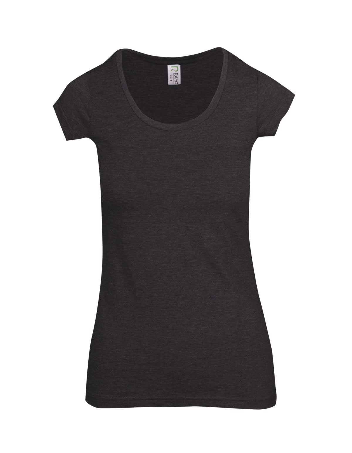 Womens Marl Scoop Neck T-shirt