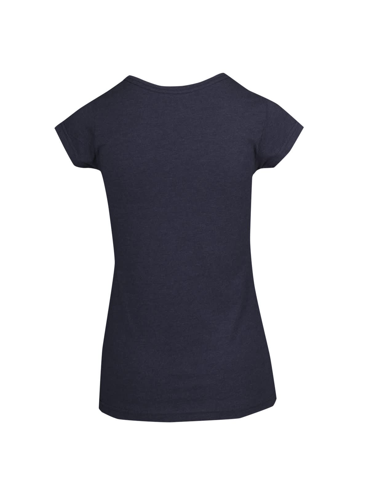 Womens Marl Scoop Neck T-shirt