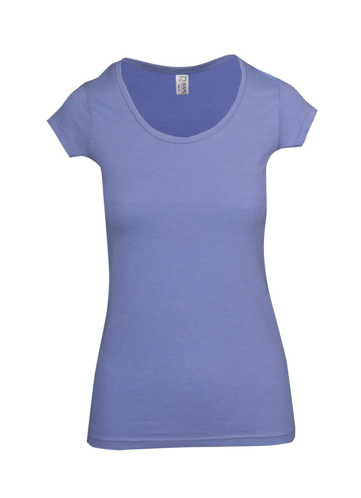 Womens Marl Scoop Neck T-shirt