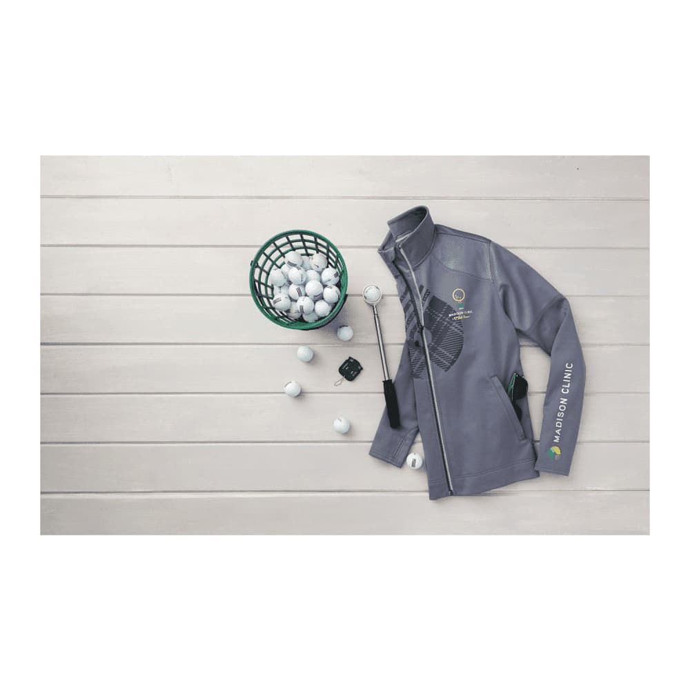 Men's Senger Knit Full Zip Performance Jacket w/ Thumb Holes