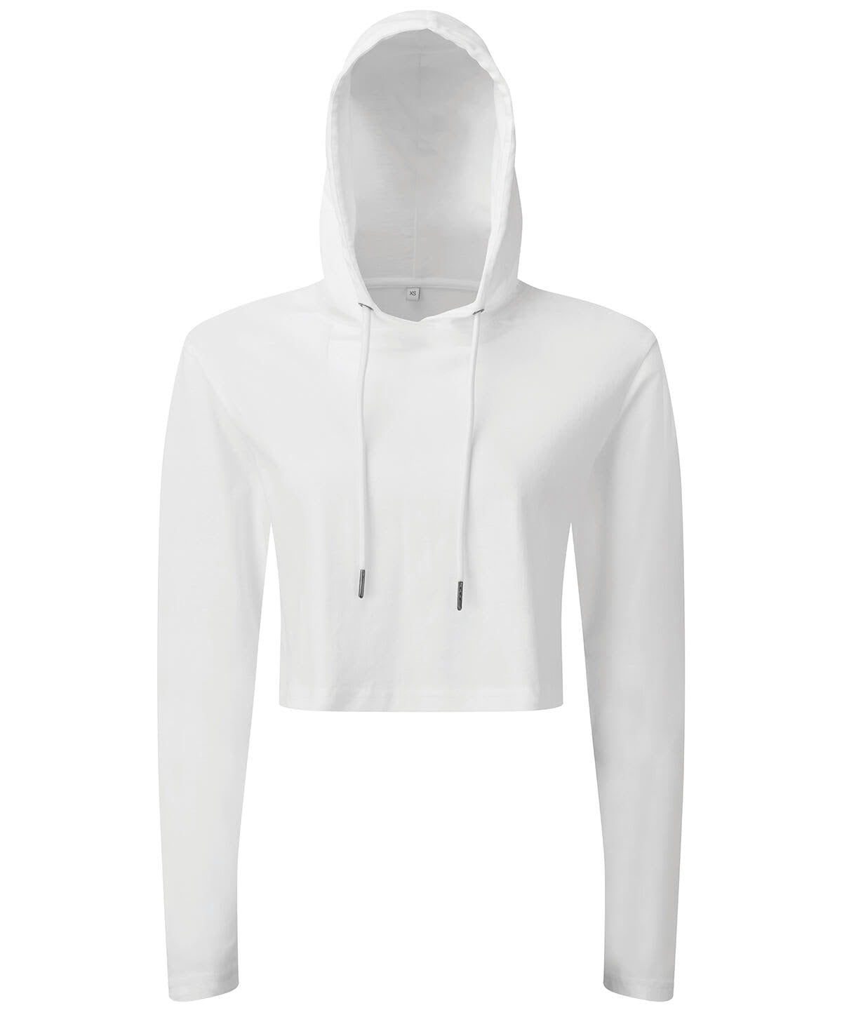 Cropped Hooded Long Sleeve T-Shirt