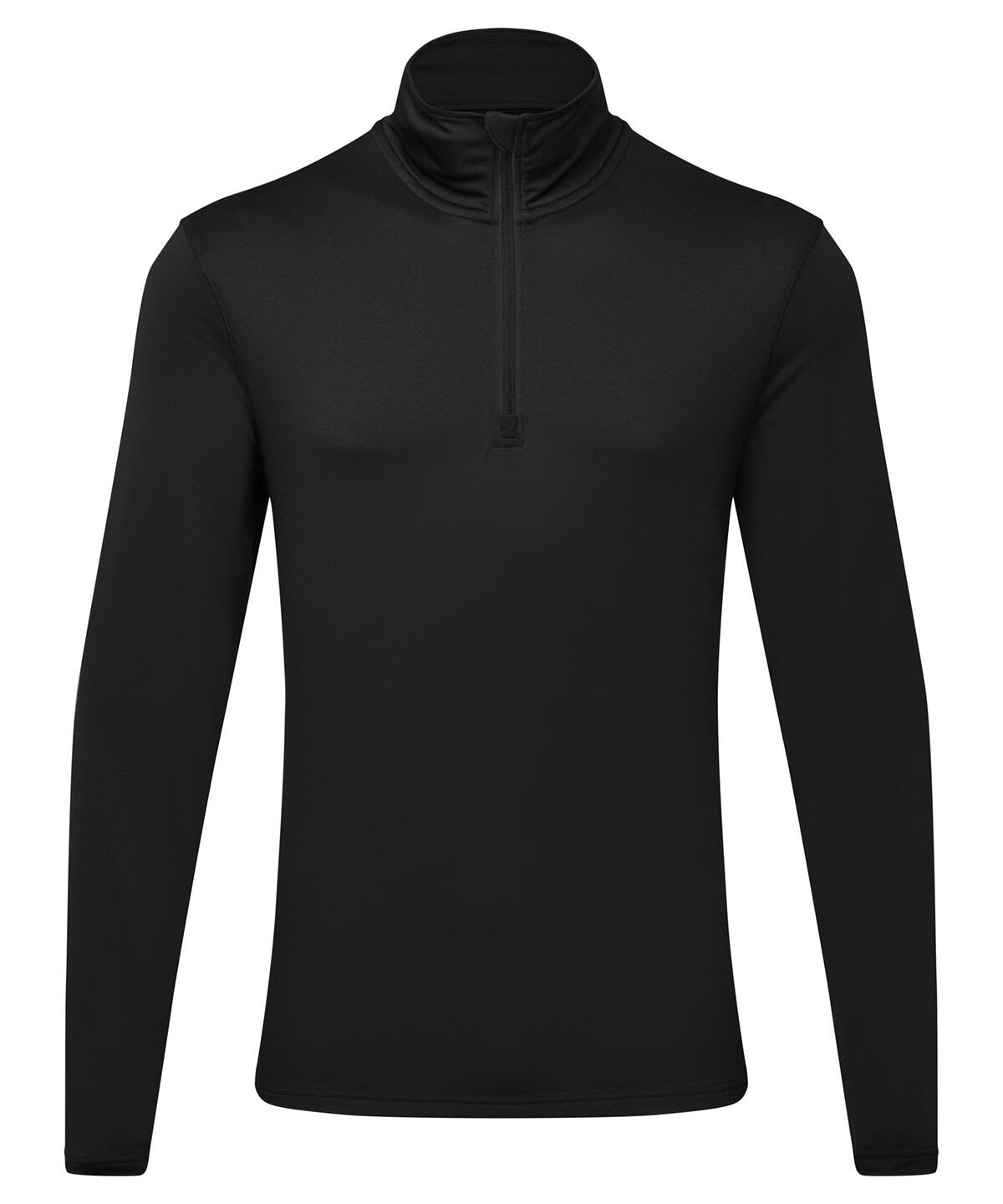 Recycled Long Sleeve Brushed Back 1/4 Zip Top