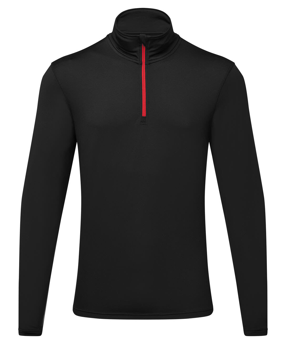 Recycled Long Sleeve Brushed Back 1/4 Zip Top
