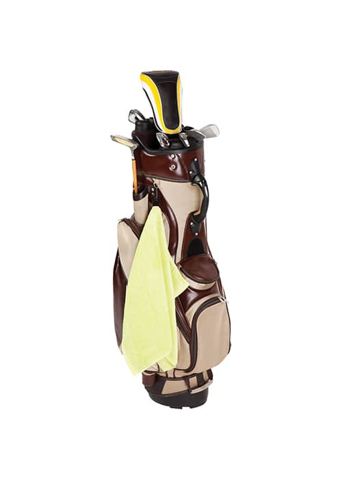 Bamboo Golf Towel with plastic hook