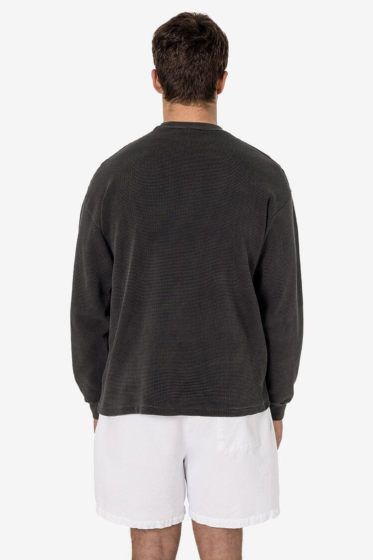 Garment Dye Heavy Thermal Crewneck