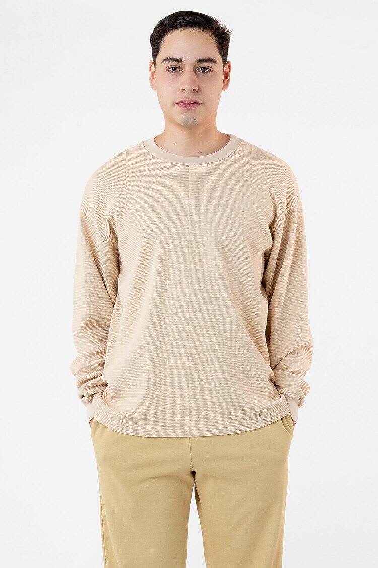 Garment Dye Heavy Thermal Crewneck