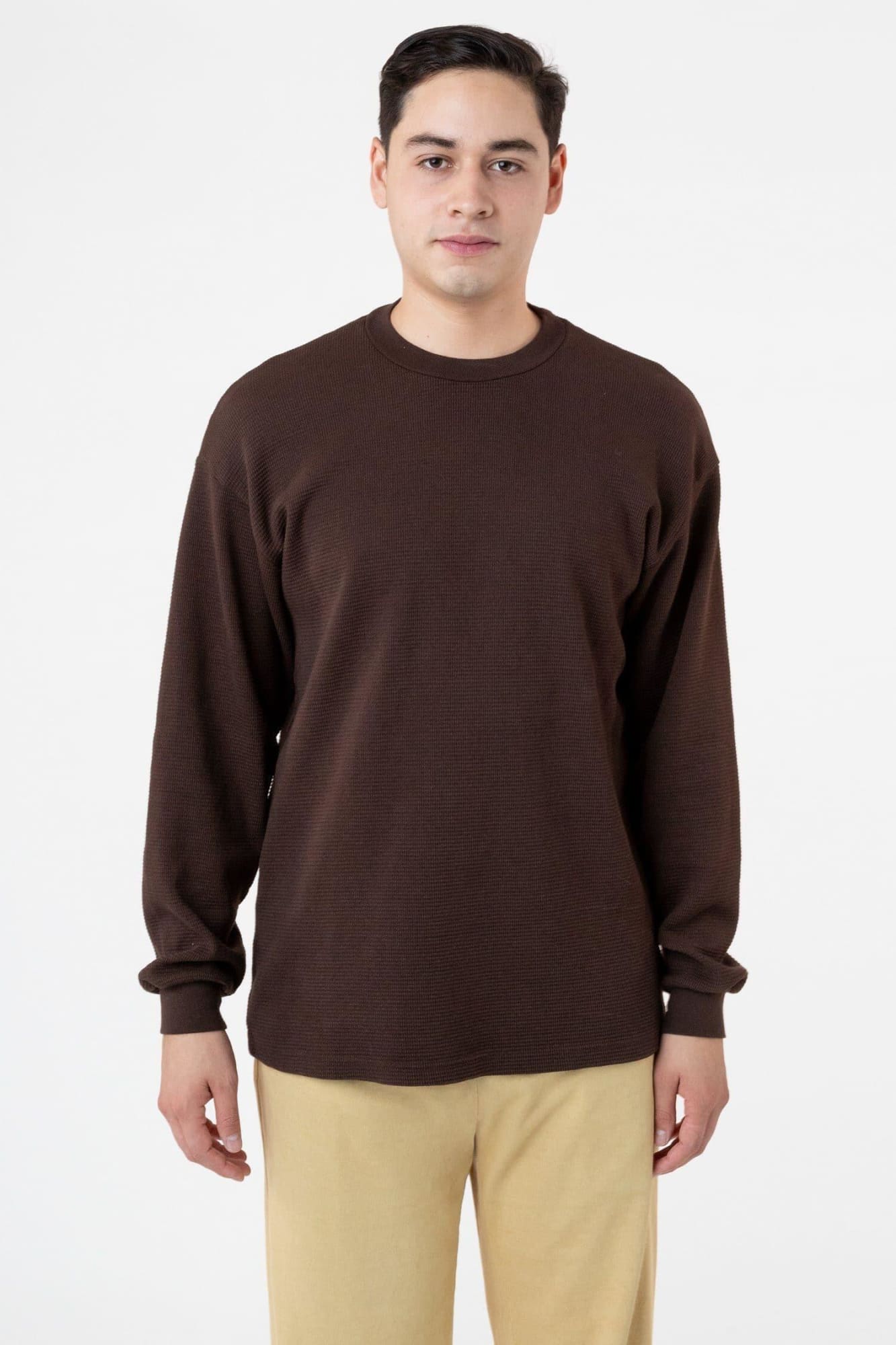 Garment Dye Heavy Thermal Crewneck