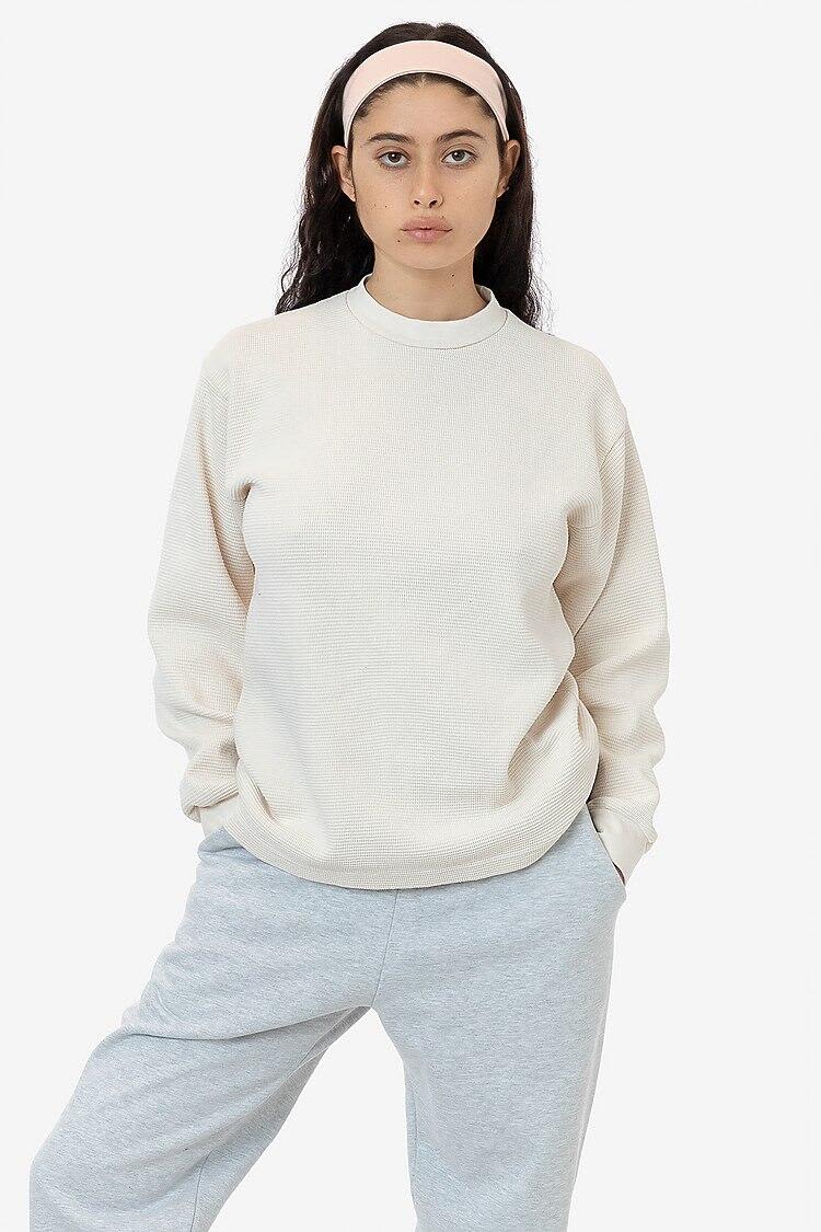 Garment Dye Heavy Thermal Crewneck