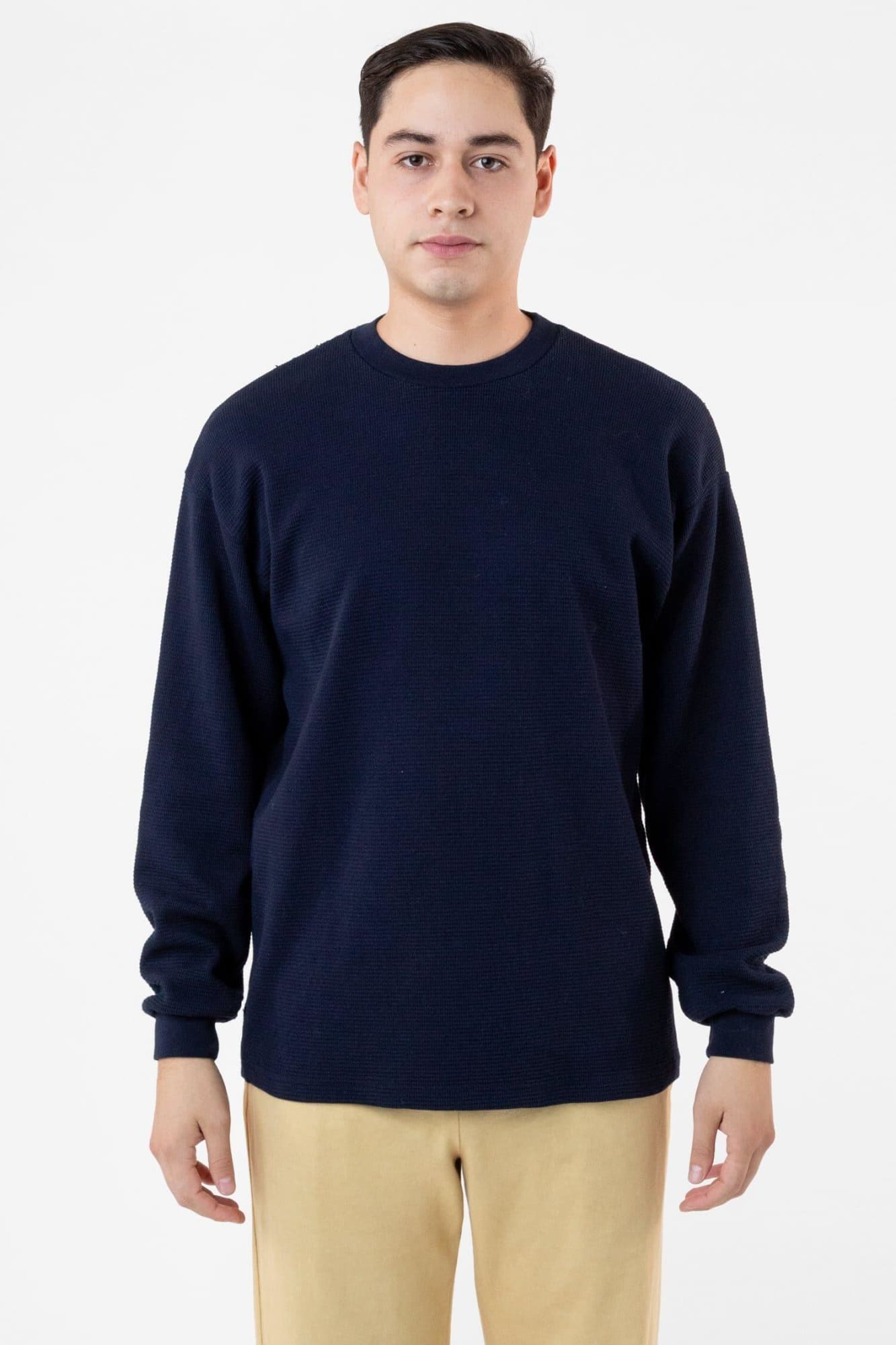 Garment Dye Heavy Thermal Crewneck