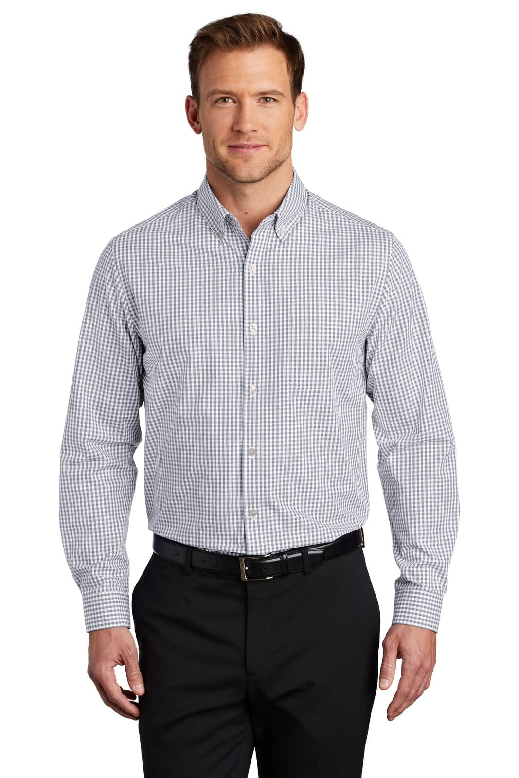 Port Authority Broadcloth Gingham Easy Care Shirt