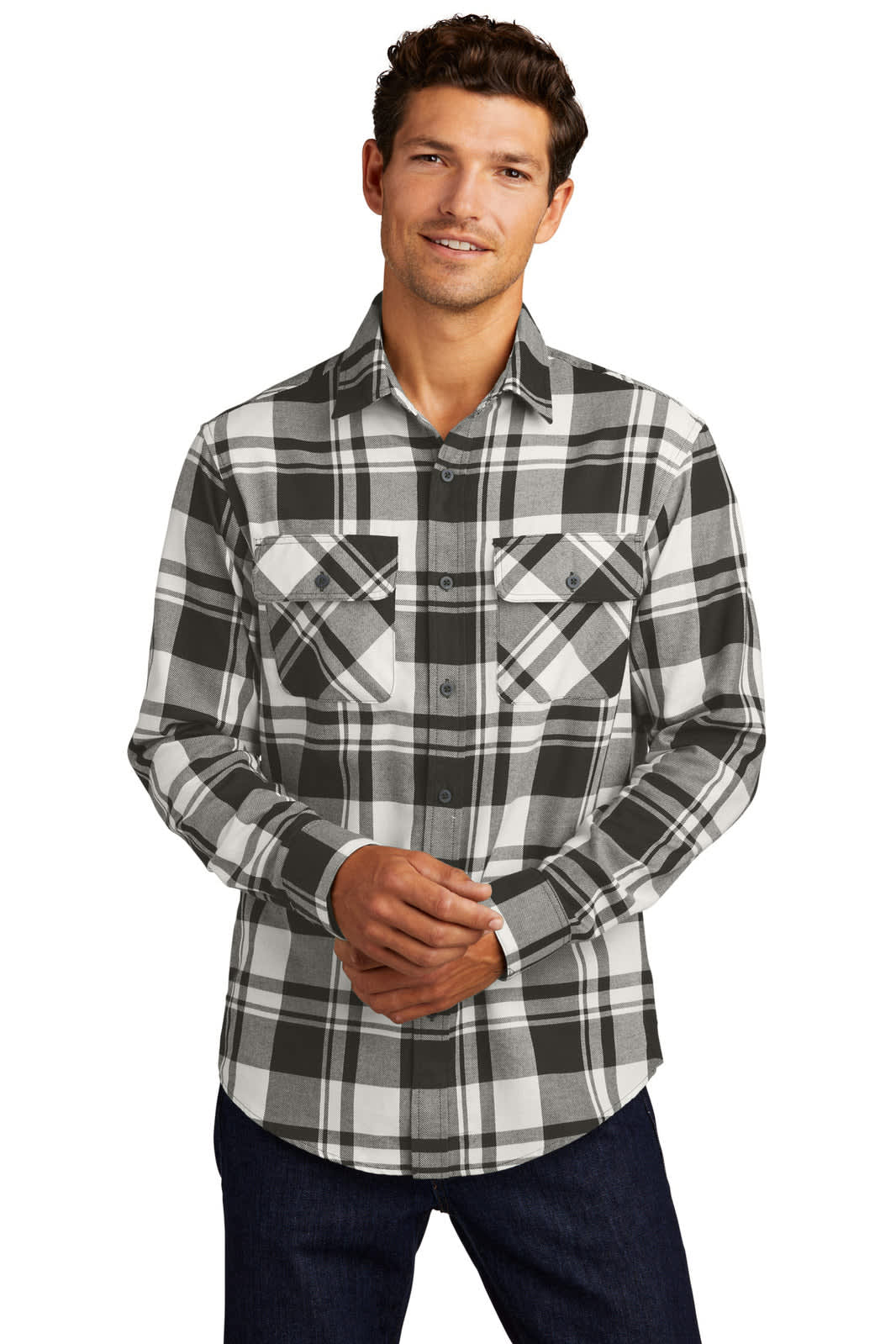 Port Authority Plaid Flannel Shirt