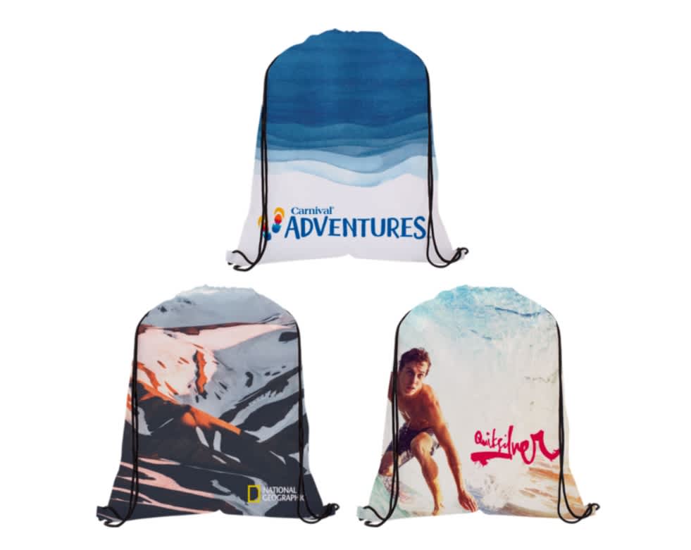 Dye-Sublimated Drawstring Backpack