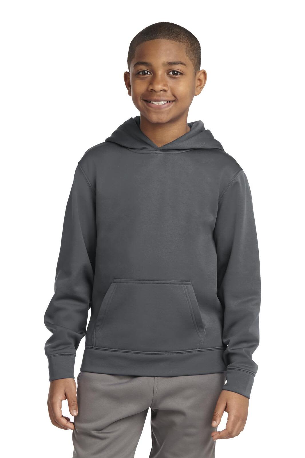 Sport-Tek Youth Sport-Wick Fleece Hooded Pullover