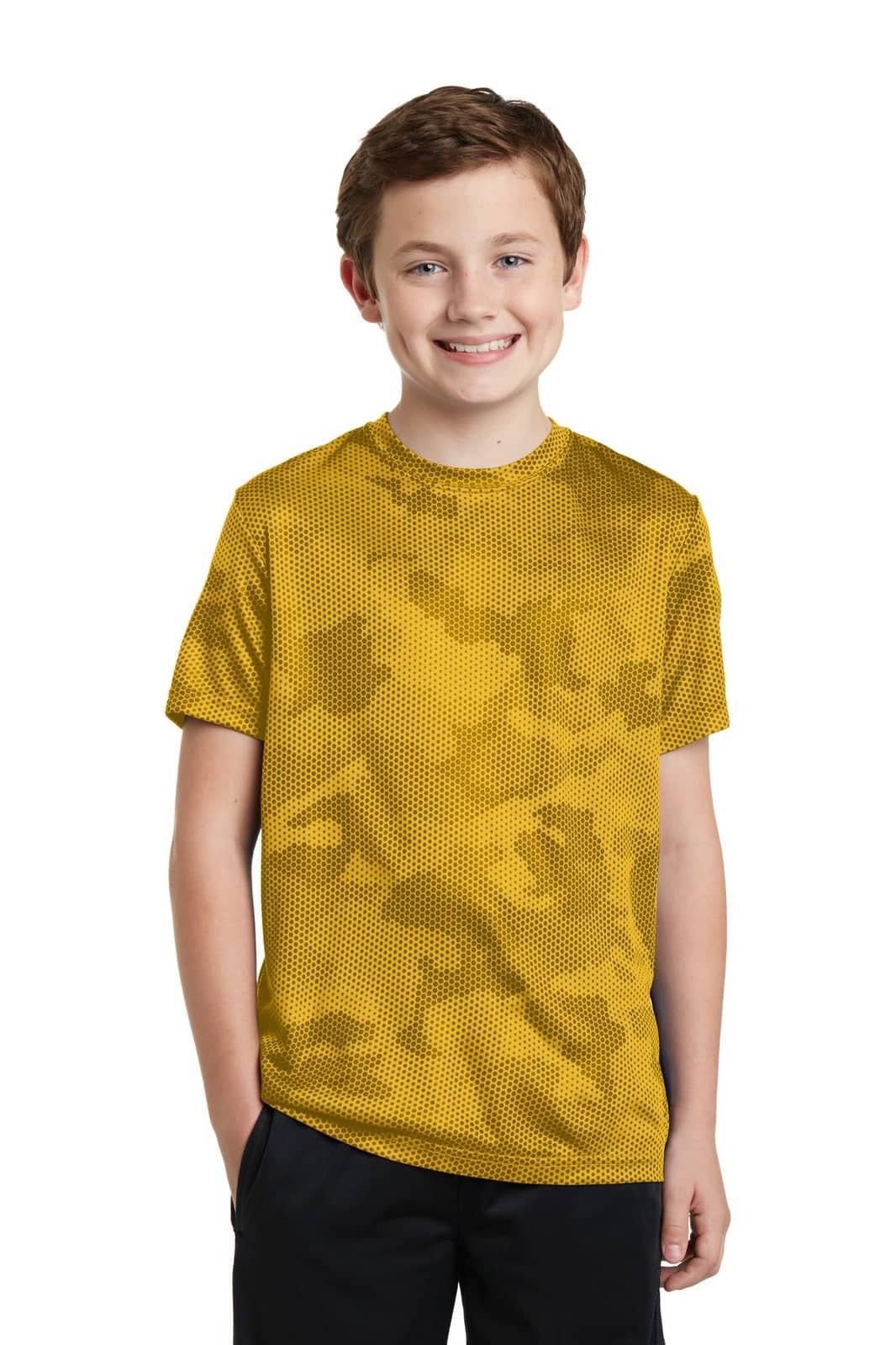 Sport-Tek Youth CamoHex Tee