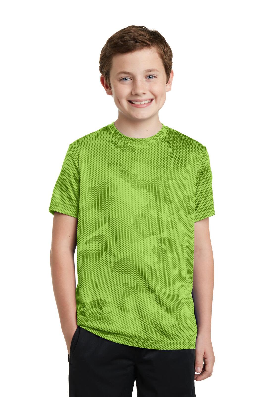 Sport-Tek Youth CamoHex Tee