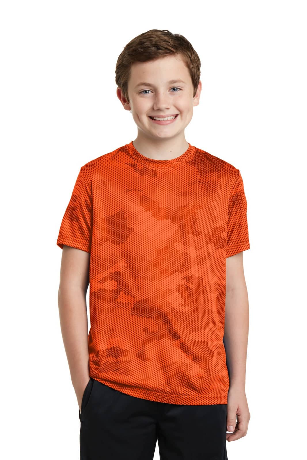 Sport-Tek Youth CamoHex Tee