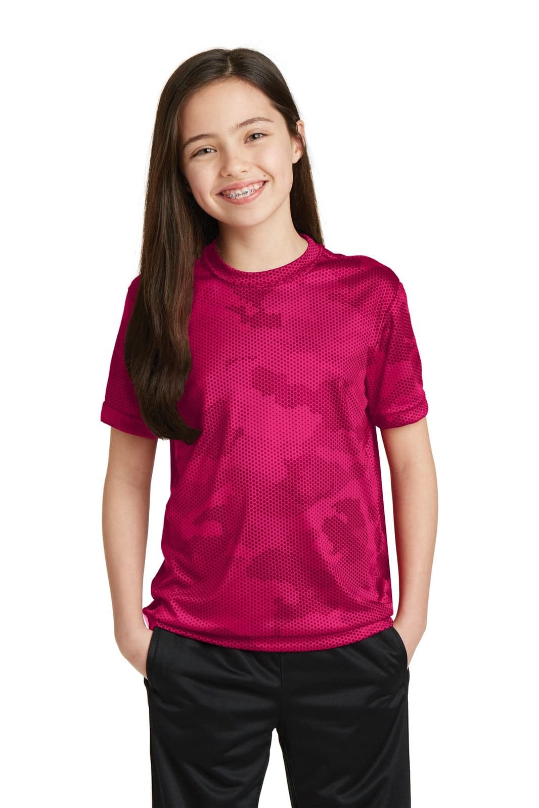 Sport-Tek Youth CamoHex Tee