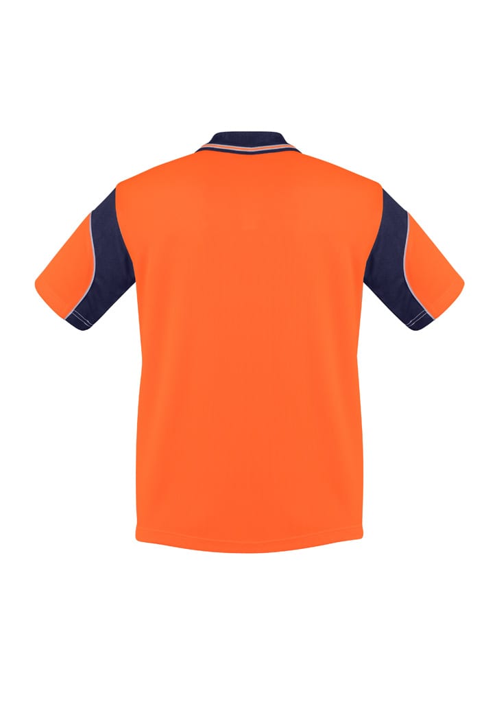 Mens Hi Vis Aztec Short Sleeve Polo