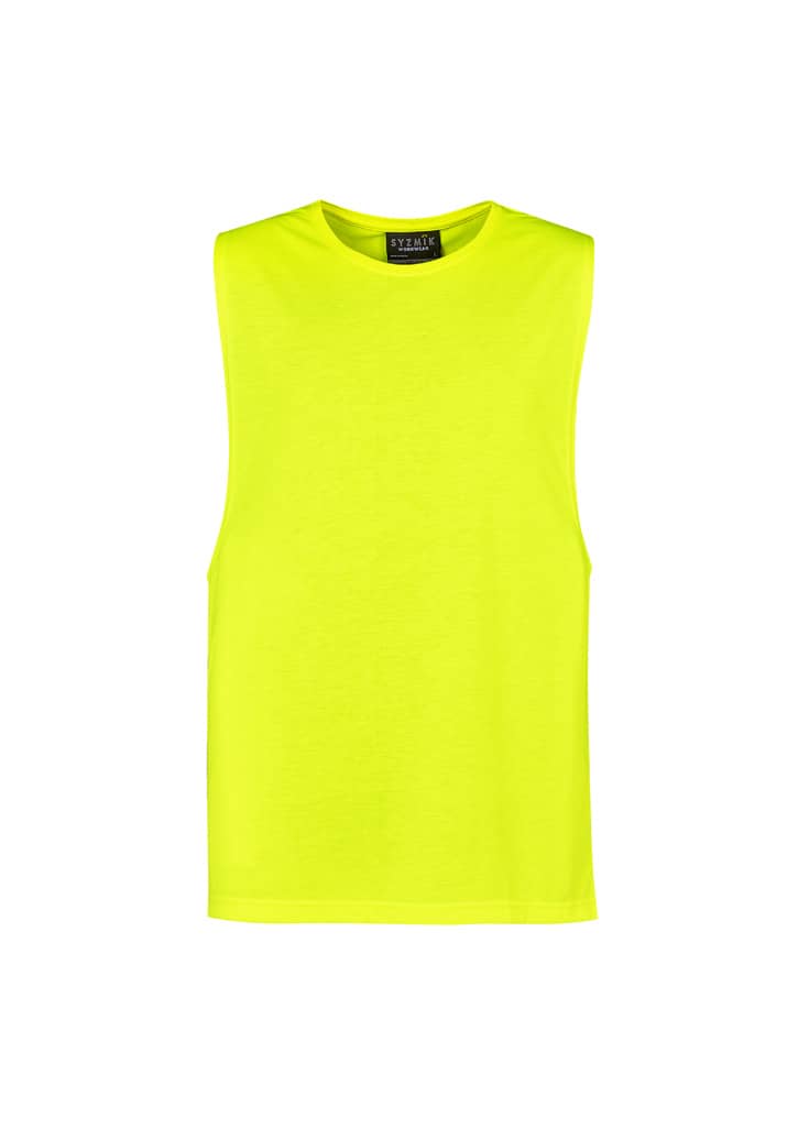 Mens Hi Vis Sleeveless Tee