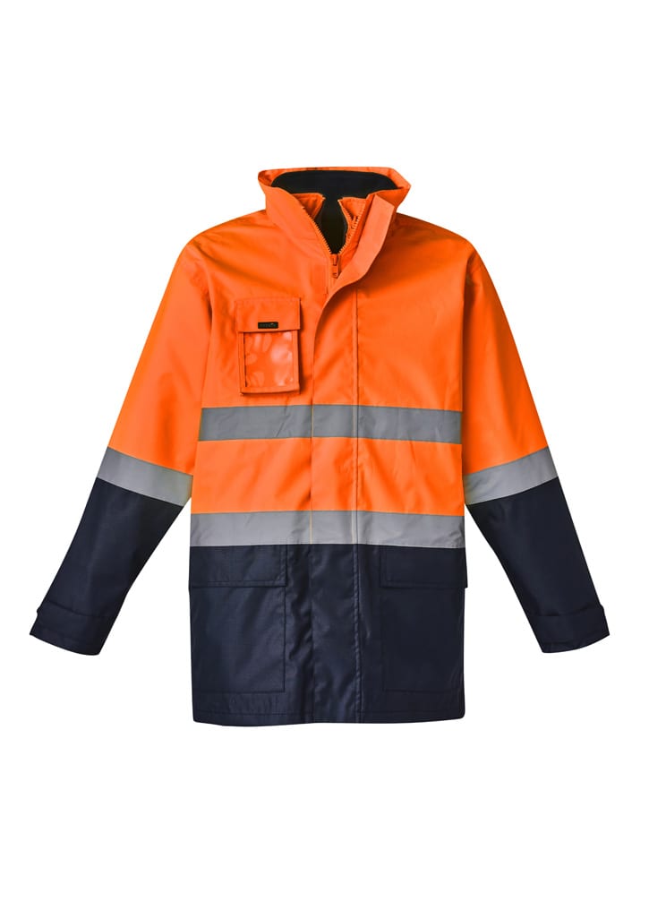 Mens Hi Vis Basic 4 In 1 Waterproof Jacket