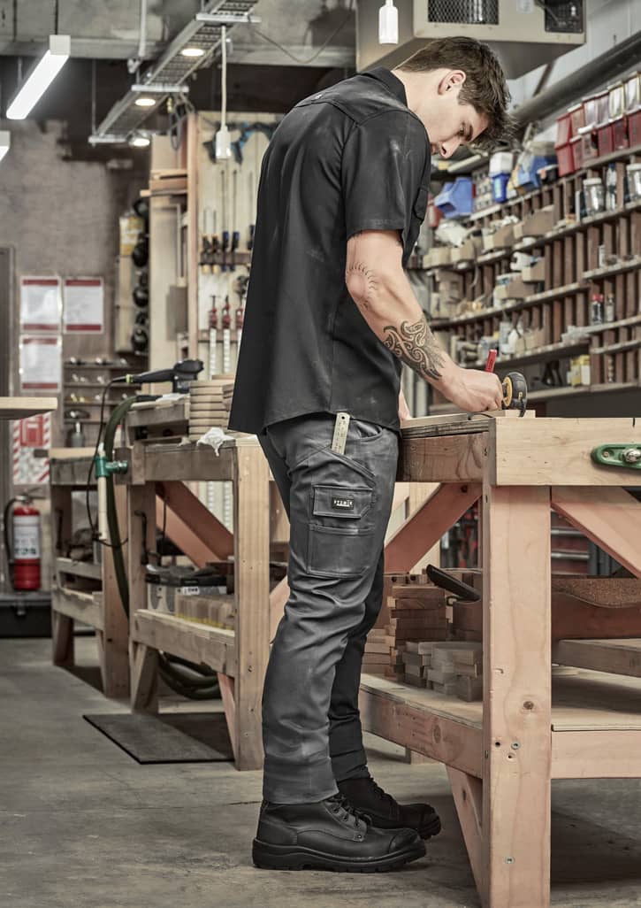 Mens Essential Basic Stretch Cargo Pant