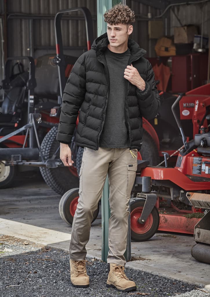 Mens Essential Basic Stretch Cargo Pant