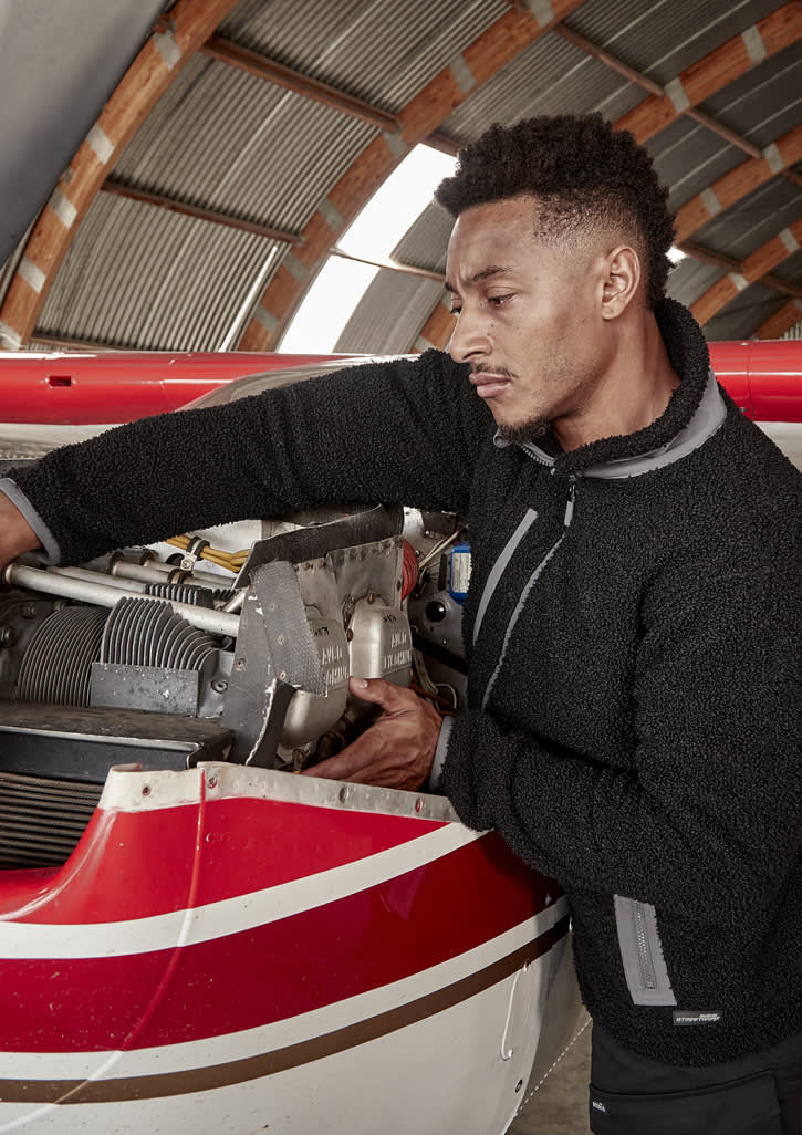 Unisex Streetworx Full Zip Sherpa Fleece