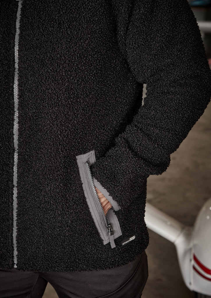 Unisex Streetworx Full Zip Sherpa Fleece
