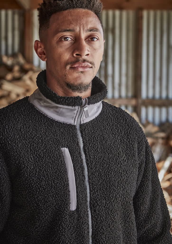 Unisex Streetworx Full Zip Sherpa Fleece