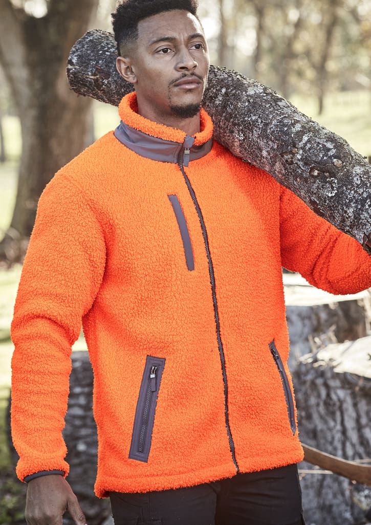 Unisex Streetworx Full Zip Sherpa Fleece