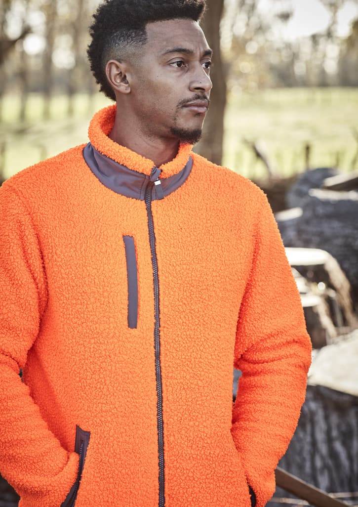 Unisex Streetworx Full Zip Sherpa Fleece