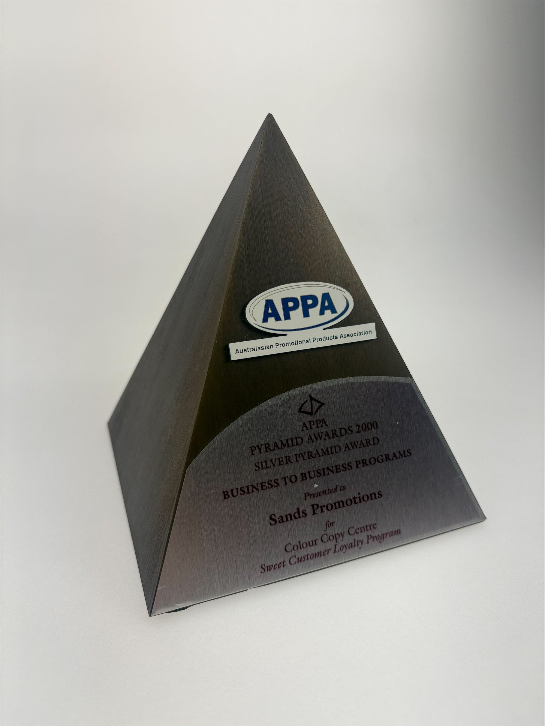 APPA award associated with Sands Promotions' Colour Copy Centre work